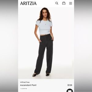 Wilfred Free Aritzia Ascendant Pant in Black-Size 6